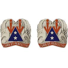 140th Aviation Battalion Unit Crest (Cura Et Perfectio)